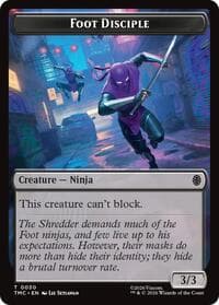 Foot Disciple - Commander: Teenage Mutant Ninja Turtles - Magic: The Gathering card