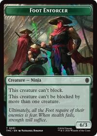 Foot Enforcer - Commander: Teenage Mutant Ninja Turtles - Magic: The Gathering card