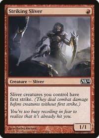 Striking Sliver - Magic 2014 (M14) - Magic: The Gathering card