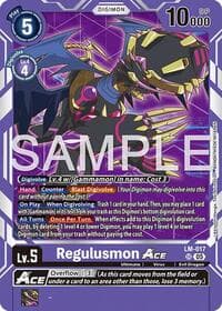 Regulusmon ACE (Reprint) - Advanced Booster Digimon Generation - Digimon Card Game card