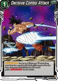 Decisive Combo Attack - Three Glorious Fighters - Dragon Ball Super: Masters card