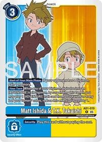 Matt Ishida & T.K. Takaishi - Advanced Booster Digimon Generation - Digimon Card Game card