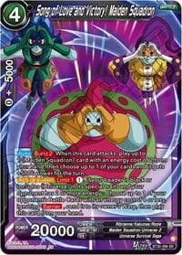 Song of Love and Victory! Maiden Squadron - Three Glorious Fighters - Dragon Ball Super: Masters card