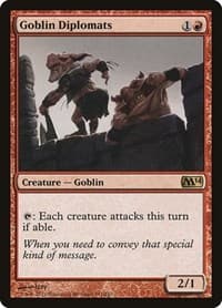Goblin Diplomats - Magic 2014 (M14) - Magic: The Gathering card