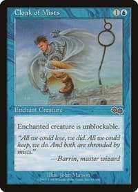 Cloak of Mists - Urza's Saga - Magic: The Gathering card