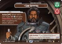 Saw Gerrera - Bring Down the Empire (Showcase) - A Lawless Time - Star Wars: Unlimited card