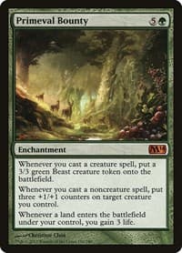 Primeval Bounty - Magic 2014 (M14) - Magic: The Gathering card