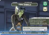 Hera Syndulla - Not Fighting Alone (Showcase) - A Lawless Time - Star Wars: Unlimited card