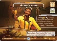 Lando Calrissian - Full Sabacc (Showcase) - A Lawless Time - Star Wars: Unlimited card