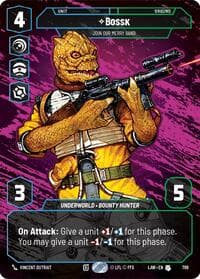 Bossk - Join Our Merry Band (Prestige) - A Lawless Time - Star Wars: Unlimited card