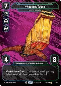 Hound's Tooth - Hunters' Approach (Prestige) - A Lawless Time - Star Wars: Unlimited card