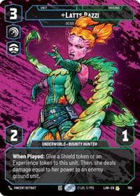Latts Razzi - Deadly Whipmaster (Prestige) - A Lawless Time - Star Wars: Unlimited card