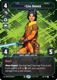 Ezra Bridger - Spectre Six (Prestige) - A Lawless Time - Star Wars: Unlimited card