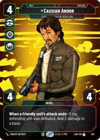 Cassian Andor - Everything for the Rebellion (Prestige) - A Lawless Time - Star Wars: Unlimited card