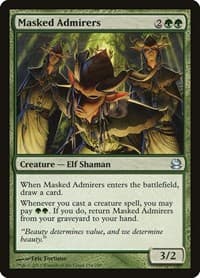 Masked Admirers - Modern Masters - Magic: The Gathering card