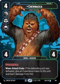 Chewbacca - Mighty Rescuer (Prestige) - A Lawless Time - Star Wars: Unlimited card