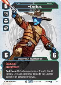 Cad Bane - Now It's My Turn (Prestige) - A Lawless Time - Star Wars: Unlimited card