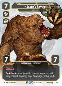 Jabba's Rancor - Snack Time! (Prestige) - A Lawless Time - Star Wars: Unlimited card