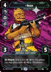 Bossk - Join Our Merry Band (Prestige Foil) - A Lawless Time - Star Wars: Unlimited card