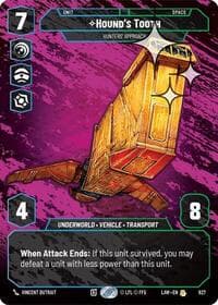 Hound's Tooth - Hunters' Approach (Prestige Foil) - A Lawless Time - Star Wars: Unlimited card
