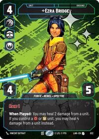 Ezra Bridger - Spectre Six (Prestige Foil) - A Lawless Time - Star Wars: Unlimited card
