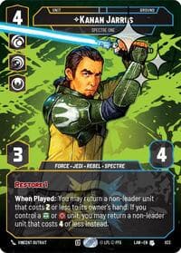 Kanan Jarrus - Spectre One (Prestige Foil) - A Lawless Time - Star Wars: Unlimited card