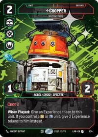 Chopper - Spectre Three (Prestige Foil) - A Lawless Time - Star Wars: Unlimited card