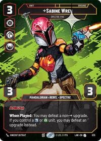 Sabine Wren - Spectre Five (Prestige Foil) - A Lawless Time - Star Wars: Unlimited card