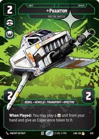 Phantom - Spectre Shuttle (Prestige Foil) - A Lawless Time - Star Wars: Unlimited card