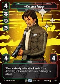 Cassian Andor - Everything for the Rebellion (Prestige Foil) - A Lawless Time - Star Wars: Unlimited card