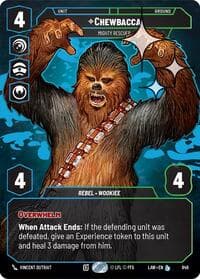Chewbacca - Mighty Rescuer (Prestige Foil) - A Lawless Time - Star Wars: Unlimited card