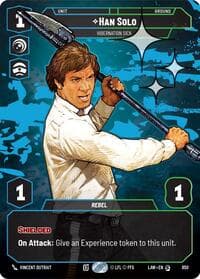 Han Solo - Hibernation Sick (Prestige Foil) - A Lawless Time - Star Wars: Unlimited card