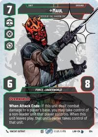 Maul - Master of the Shadow Collective (Prestige Foil) - A Lawless Time - Star Wars: Unlimited card