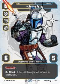 Jango Fett - Wily Mercenary (Prestige Foil) - A Lawless Time - Star Wars: Unlimited card