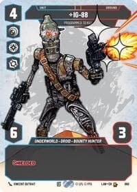 IG-88 - Programmed to Kill (Prestige Foil) - A Lawless Time - Star Wars: Unlimited card