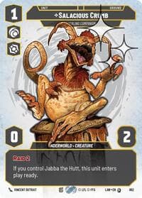 Salacious Crumb - Cackling Companion (Prestige Foil) - A Lawless Time - Star Wars: Unlimited card