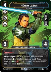 Kanan Jarrus - Spectre One (Serialized) - A Lawless Time - Star Wars: Unlimited card