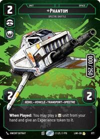Phantom - Spectre Shuttle (Serialized) - A Lawless Time - Star Wars: Unlimited card