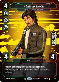 Cassian Andor - Everything for the Rebellion (Serialized) - A Lawless Time - Star Wars: Unlimited card