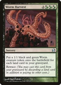 Worm Harvest - Modern Masters - Magic: The Gathering card