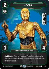 C-3PO - Translation Protocol (Serialized) - A Lawless Time - Star Wars: Unlimited card