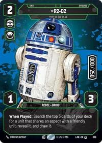 R2-D2 - Part of the Plan (Serialized) - A Lawless Time - Star Wars: Unlimited card