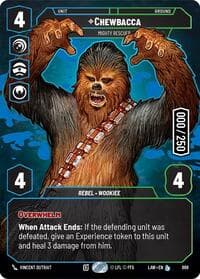 Chewbacca - Mighty Rescuer (Serialized) - A Lawless Time - Star Wars: Unlimited card