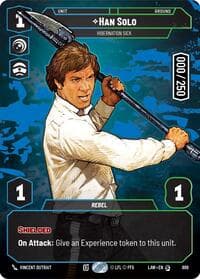 Han Solo - Hibernation Sick (Serialized) - A Lawless Time - Star Wars: Unlimited card