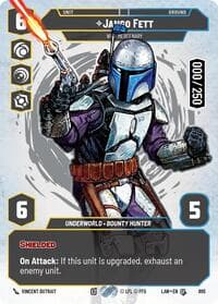 Jango Fett - Wily Mercenary (Serialized) - A Lawless Time - Star Wars: Unlimited card