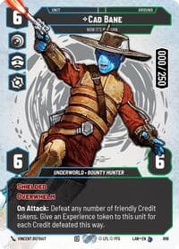 Cad Bane - Now It's My Turn (Serialized) - A Lawless Time - Star Wars: Unlimited card