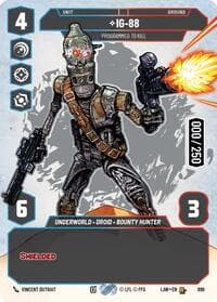 IG-88 - Programmed to Kill (Serialized) - A Lawless Time - Star Wars: Unlimited card