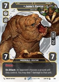 Jabba's Rancor - Snack Time! (Serialized) - A Lawless Time - Star Wars: Unlimited card