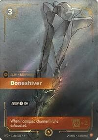 Boneshiver - Riftbound Organized Play Promotional Cards - Riftbound: League of Legends Trading Card Game card