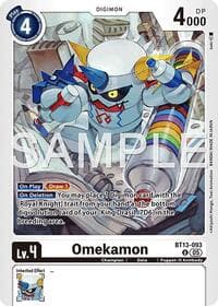Omekamon - BT13-093 (Reprint) - Advanced Booster Digimon Generation - Digimon Card Game card